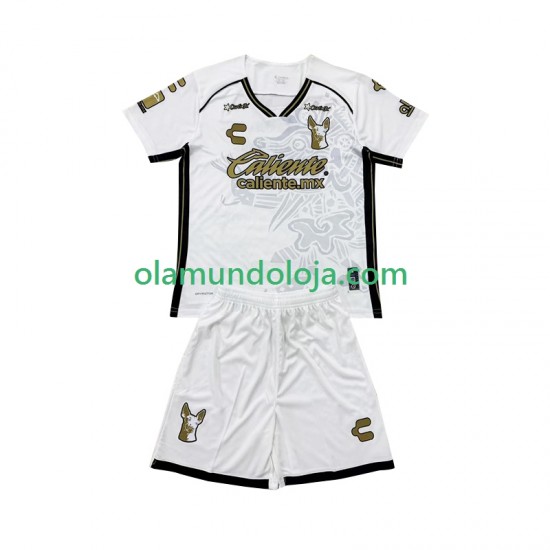 Camisola Club Tijuana Criança Equipamento Segundo 2024-2025 Manga Curta